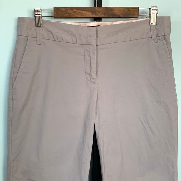 J. Crew City Fit Wide Leg Chino Pants Size 8 Short - Picture 3 of 8